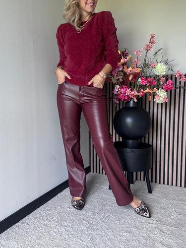 SRB4640 Fuzzy Puff Sleeve